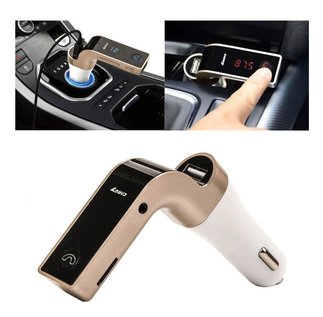 Transmisor Carro Carg7 Usb Aux Bluetooth